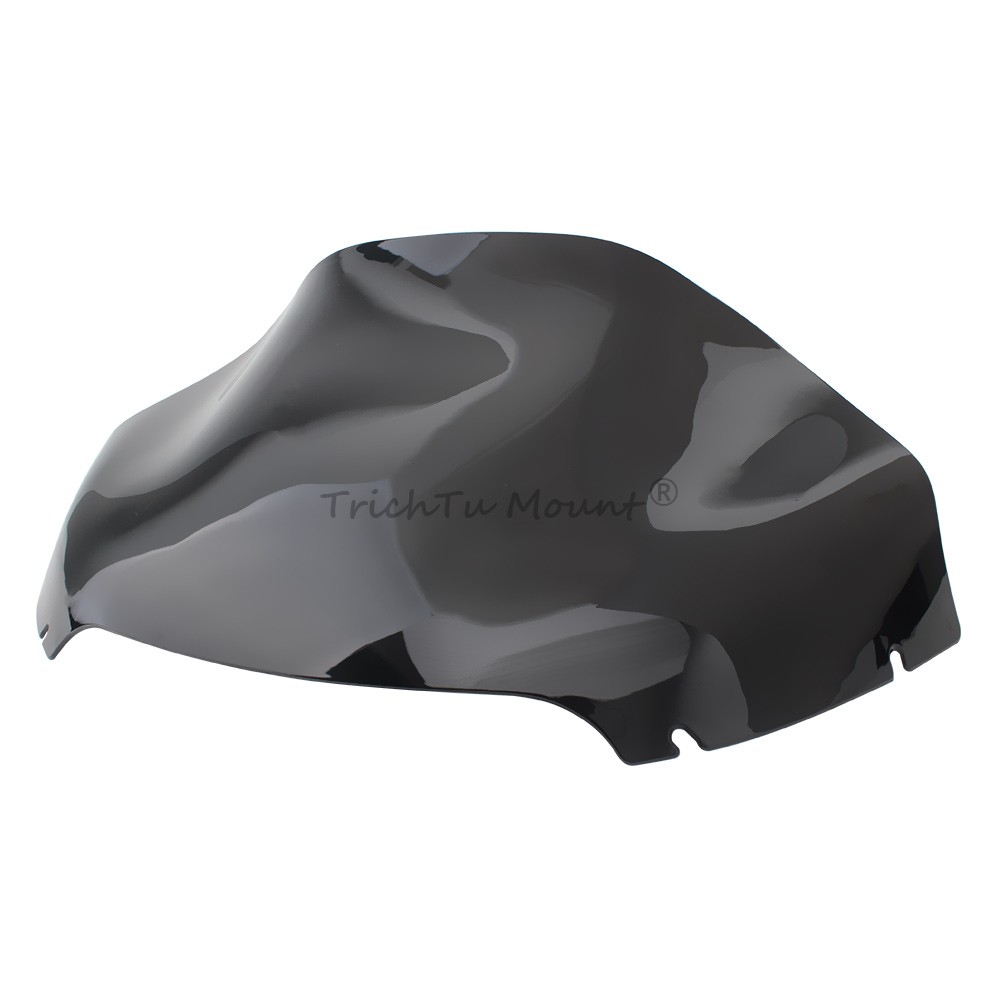 Black Wave Windshield Windscreen For Harley Road Glide FLTR FLTRX 15-2022 Black