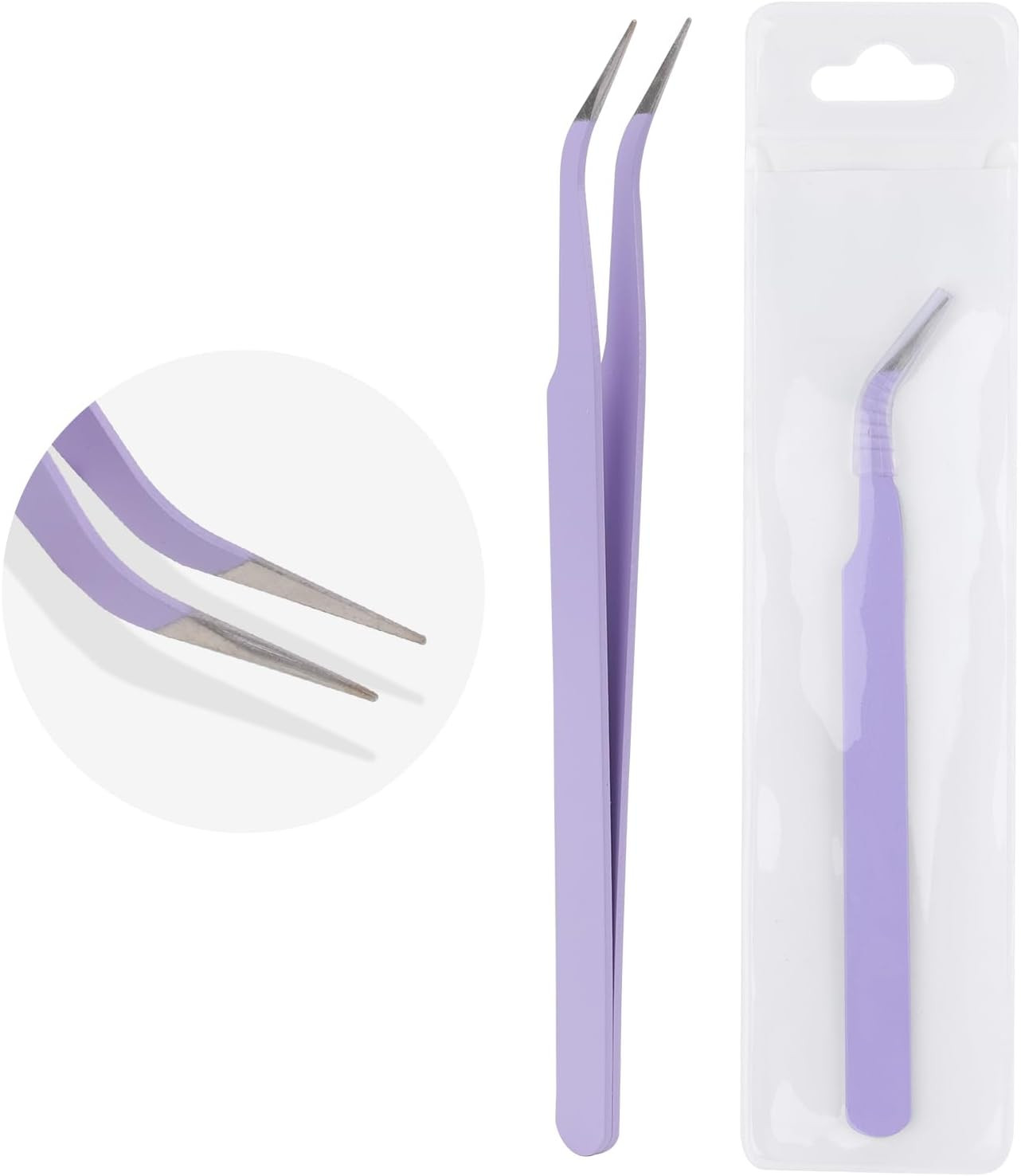 Pinzas Precision para Extensiones de Pestanas de Acero Inoxidable Mega Volumen