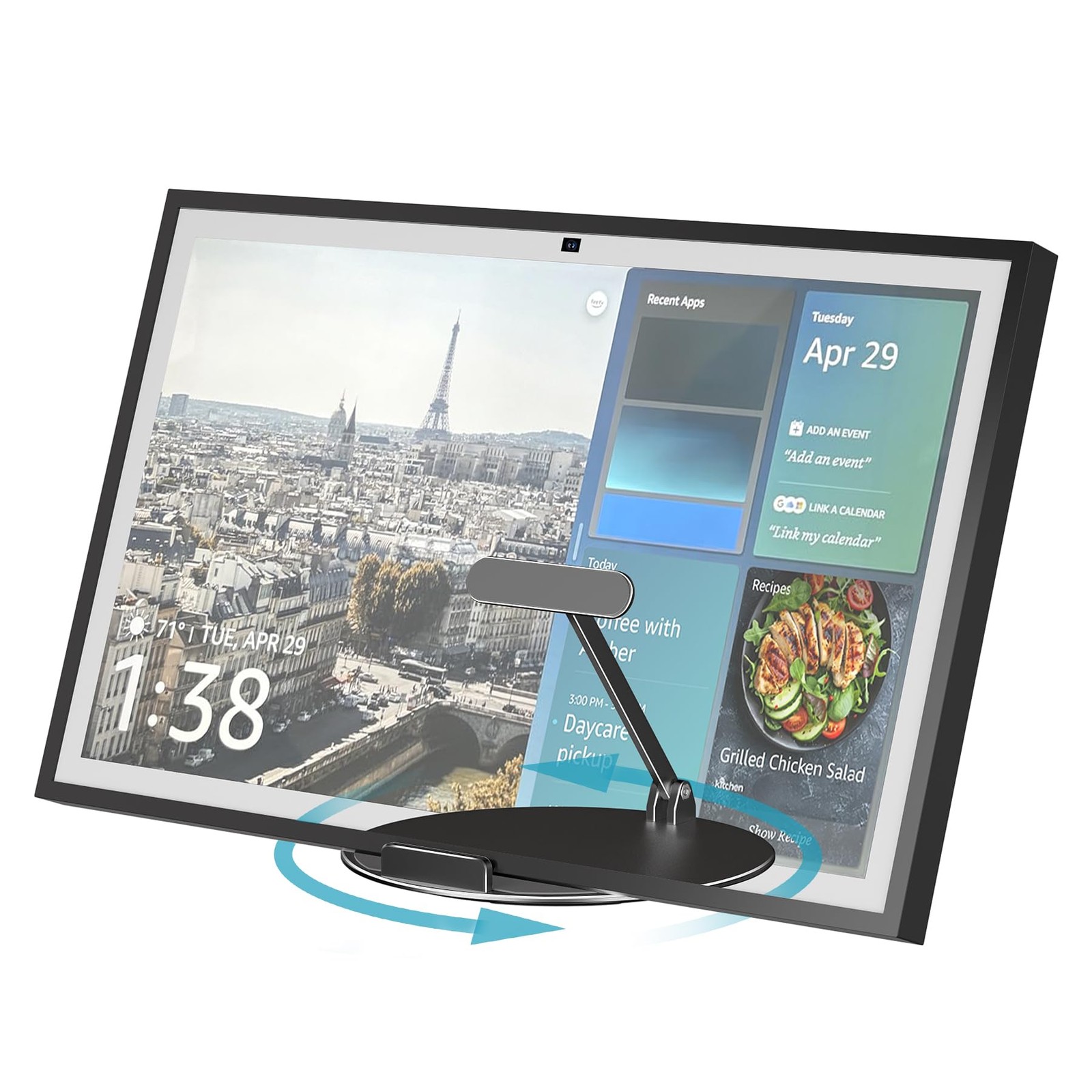 Table Stand for Echo Show 21  Alexa Show 15 2nd Generation Metal