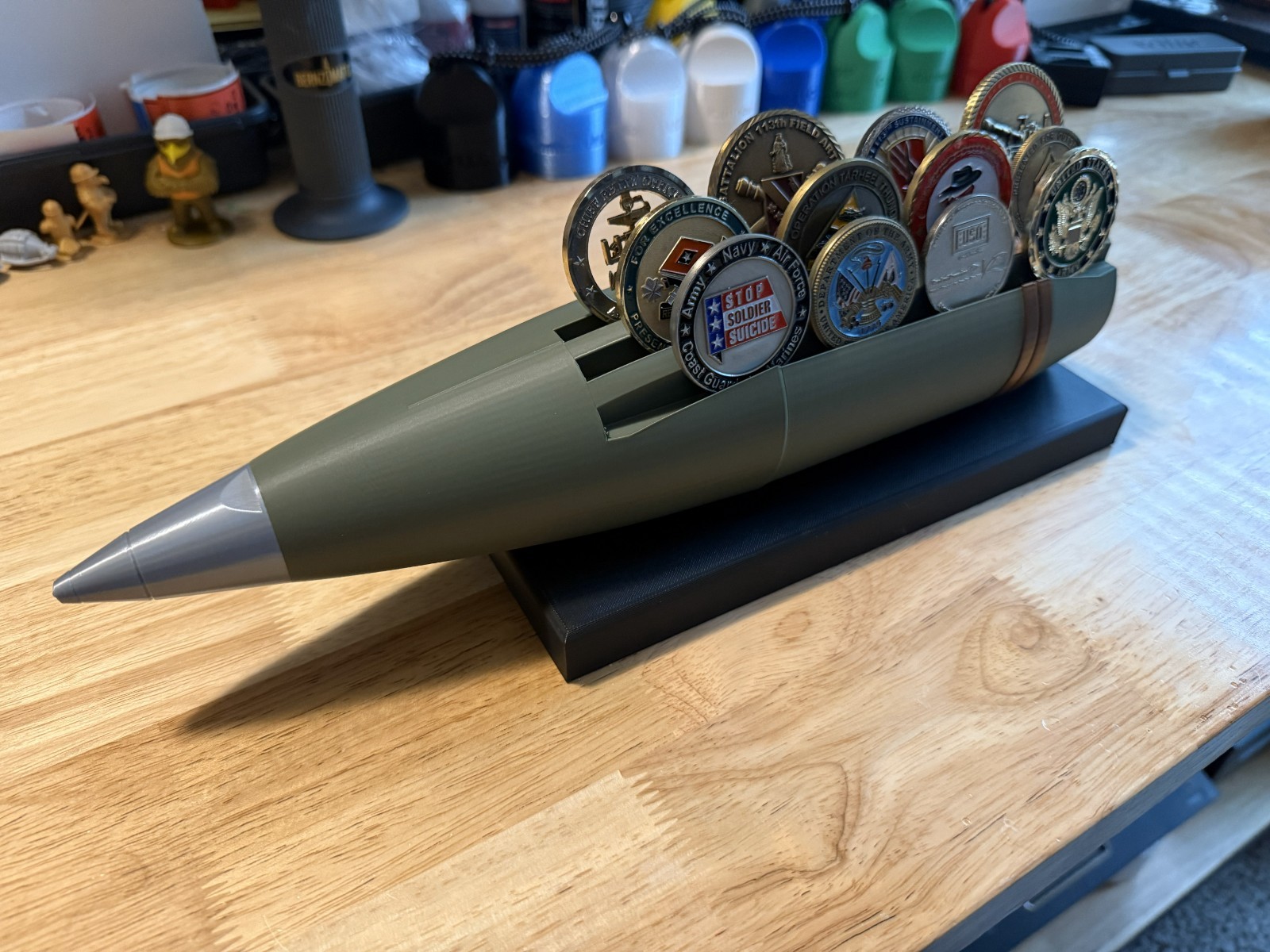 Artillery Challenge Coin Display