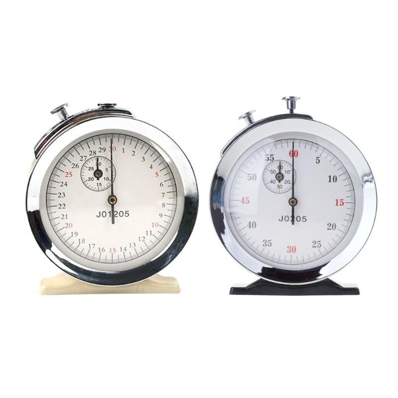 Mechanical Timer Metal Mechanical Stopwatch Timing Instrument for Physics Labs