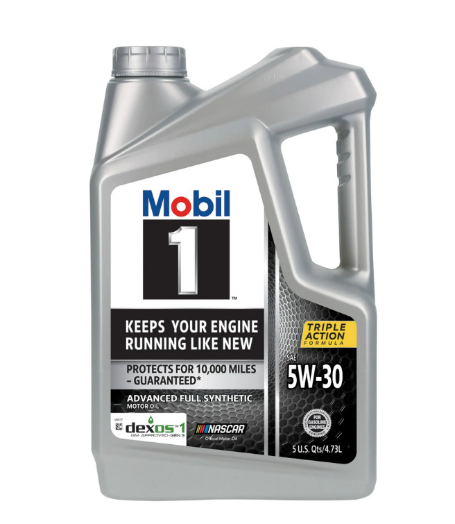 Mobil 1 Advanced Full Synthetic Motor Oil 5W-30, 5 qt.