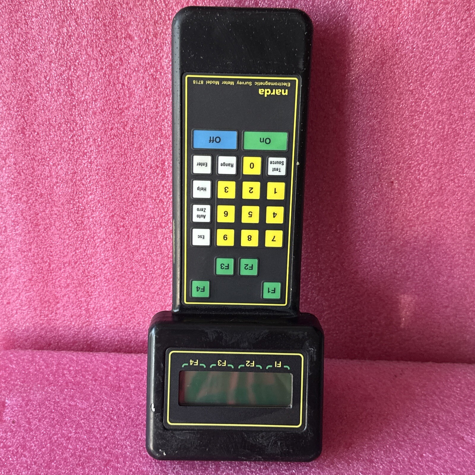 NARDA 8718 ELECTROMAGNETIC SURVEY METER AS IS -SN:01553