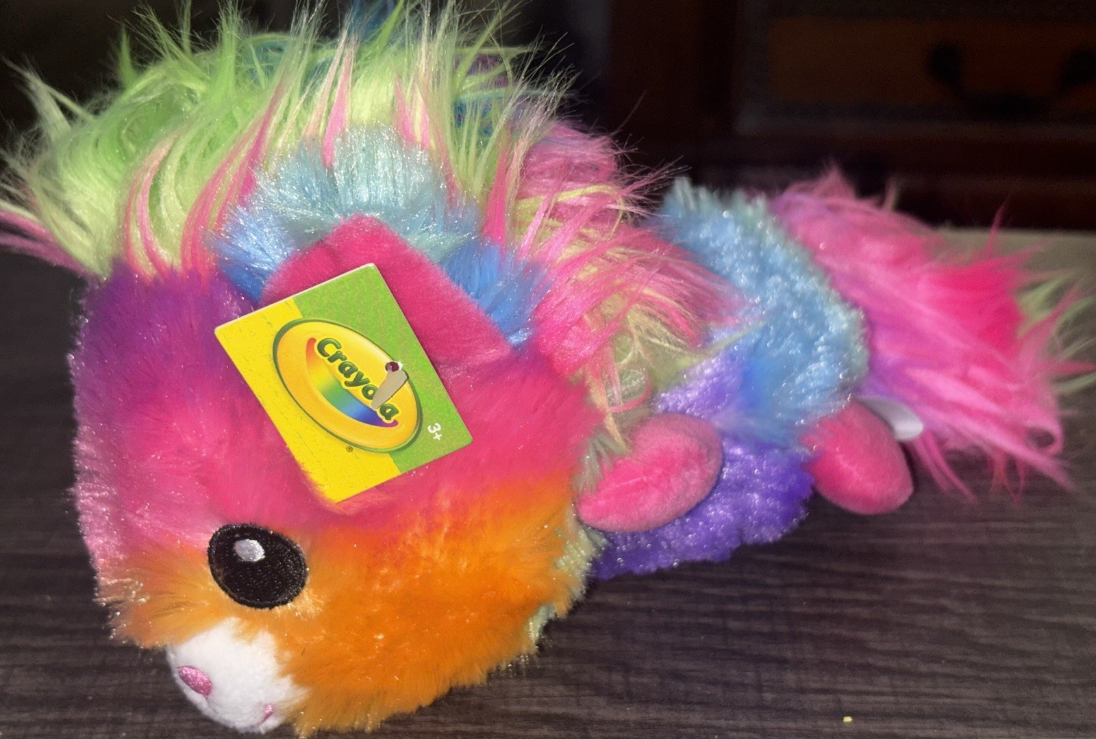 NEW NWT Crayola Experience Mini Rainbow Kitty Plush Stuffed Animal 7" US22
