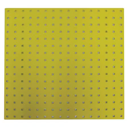 Square Hole Pegboard, 24X24, Yellow, Pk2, 5Tpc2