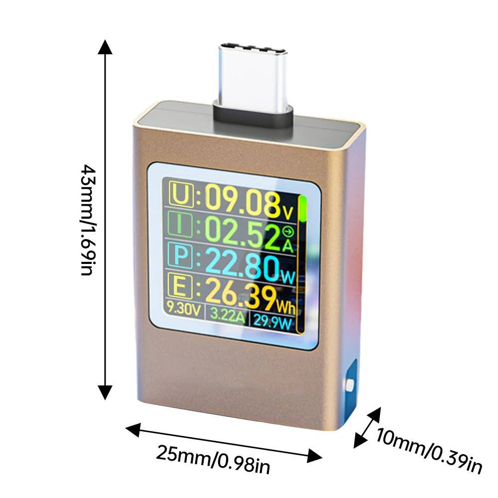 Power Meter Testers Eversame PD3.1 Digital Multimeter Voltage Current Voltmeter
