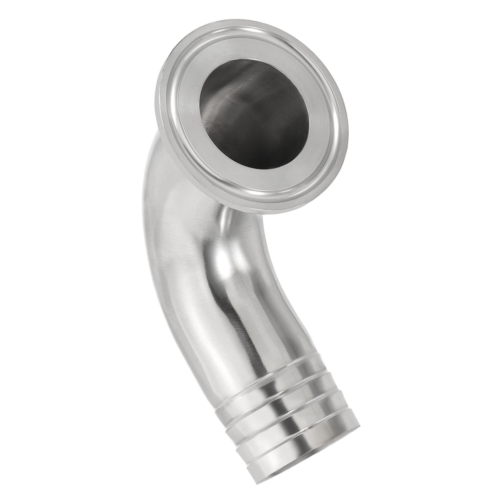 90 Degree Elbow Tri Clamps Hose Barb Sanitary Hose 1 1/4" Tube 50.5MM Ferrule