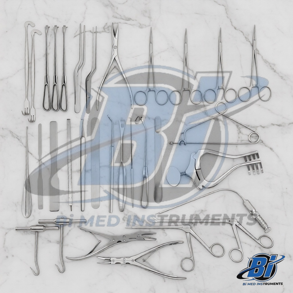 Neuro Craniotomy Instruments Set 32 Piece Comprehensive Neurosurgery Tools