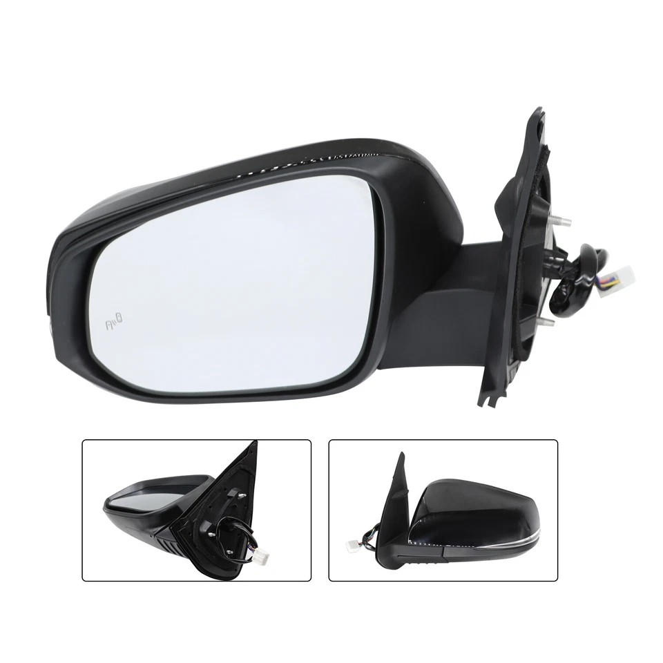 For 2016-2023 TACOMA Driver Side Mirror Heated Turn Signal Blind Spot Detection