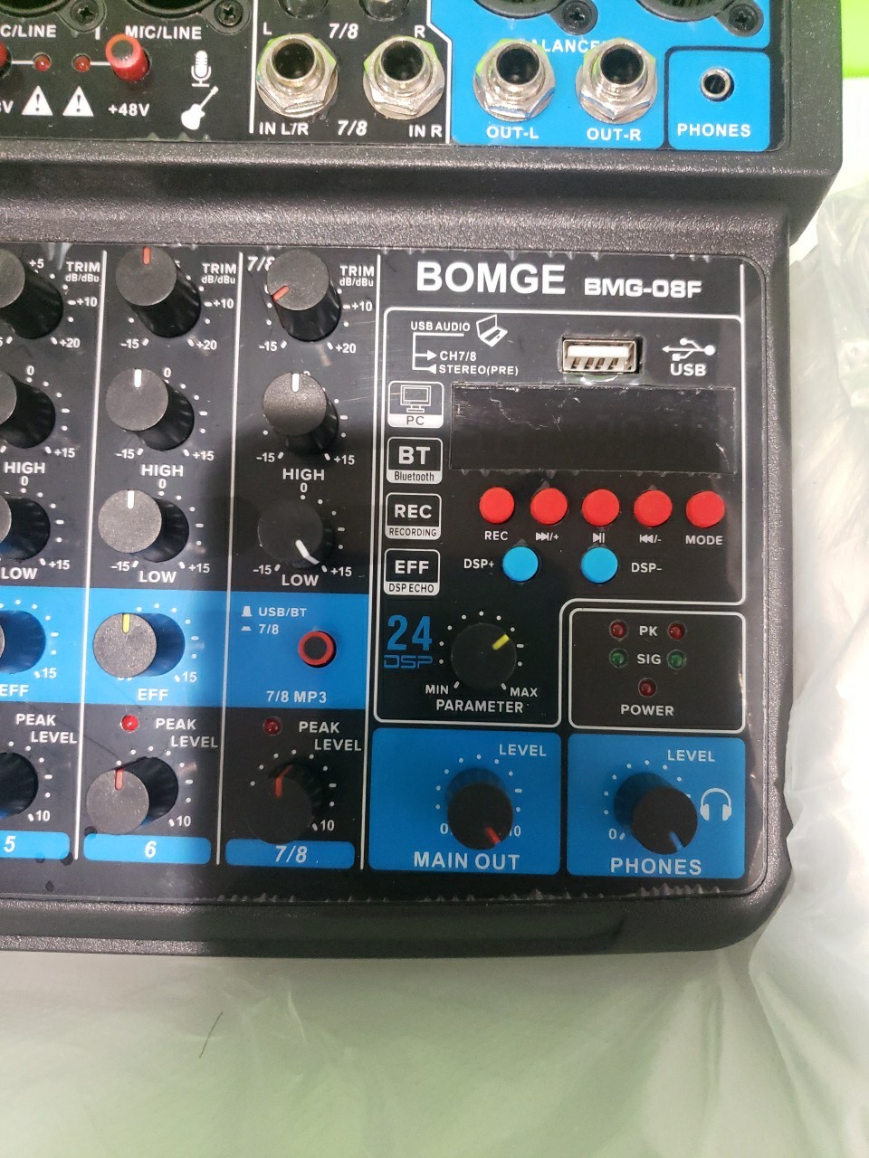 24 DSP BT Professional Mixing Console Open Box