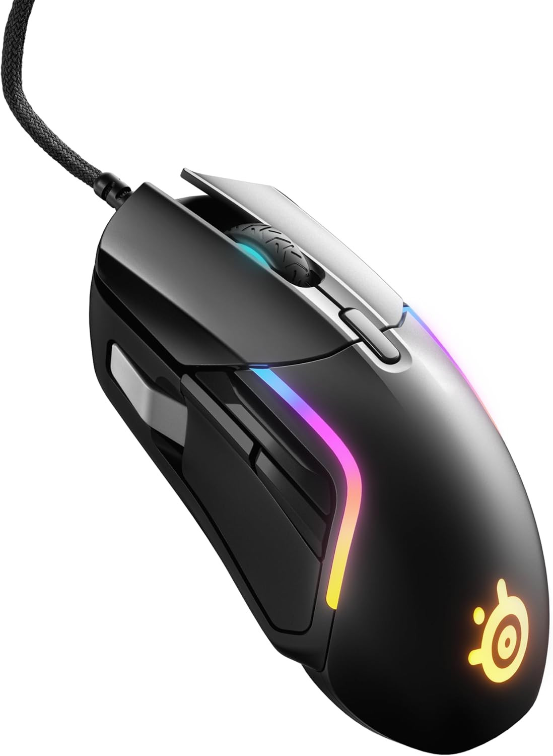 Rival 5 Gaming Mouse with Prismsync RGB Lighting and 9 Programmable Buttons – FP