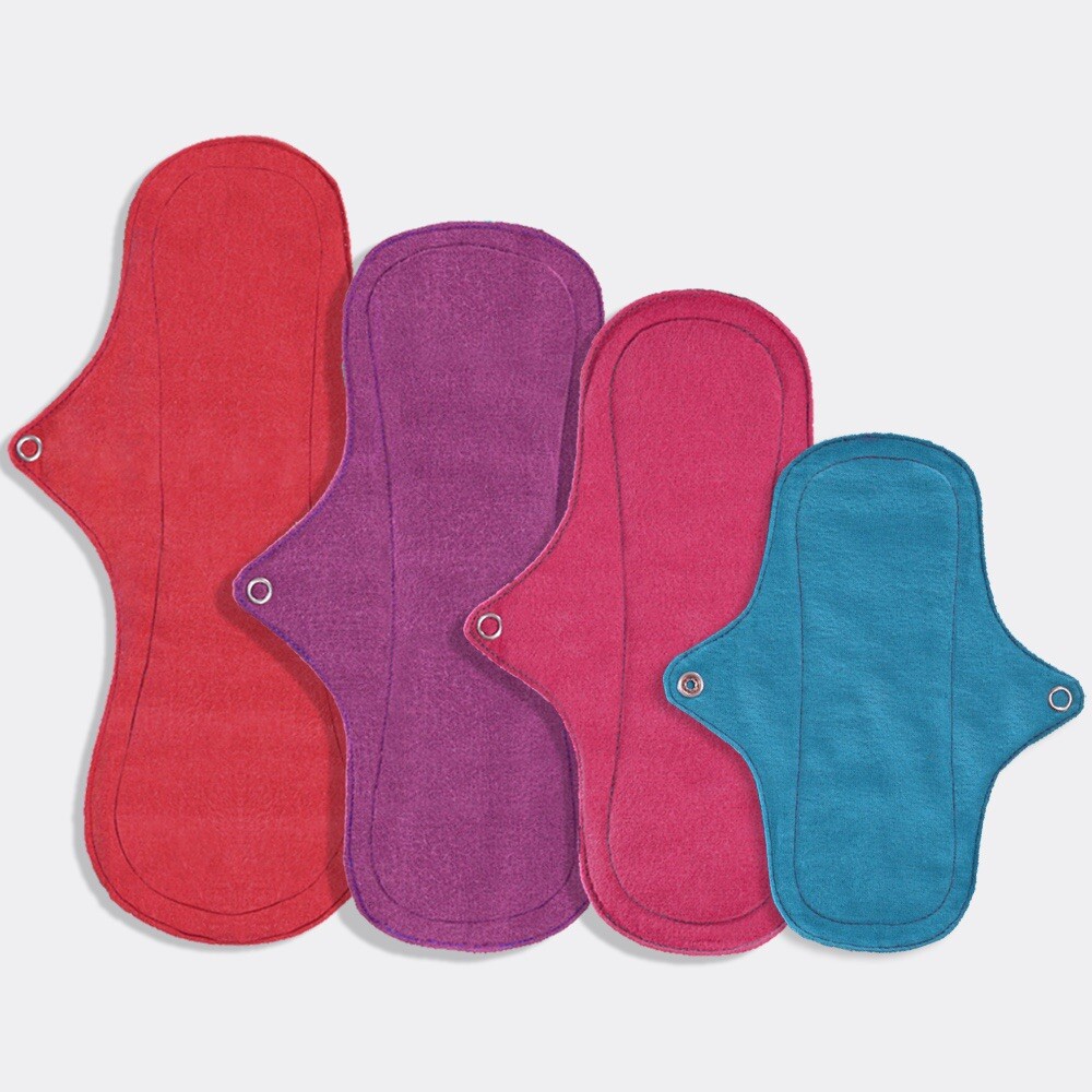 EcoFemme Organic Cotton Feminine Pads - Starter Kit (Vibrant)