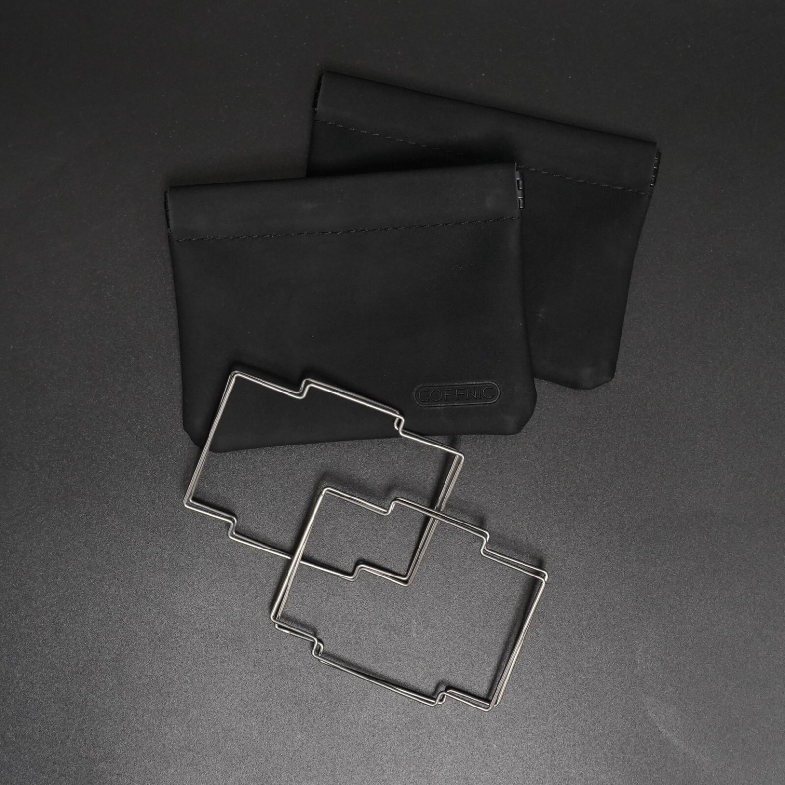 COFFNIC Folding Coffee Dirp Bag Holder Stainless Steel(Basic)