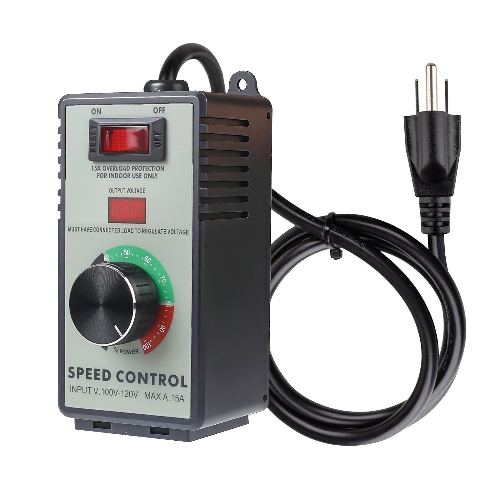 Replacement AC Motor Speed Controller 120V with LED Display for Motor Repair