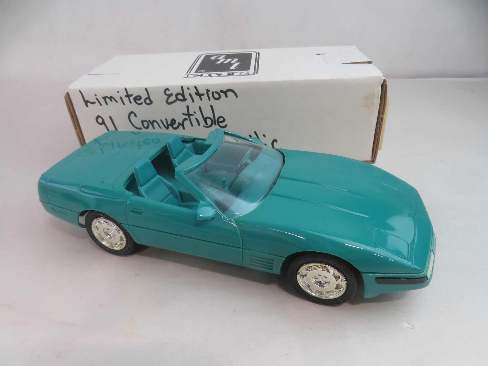 AMT ERTL 1991 Corvette Convertible Limited Turquoise Metallic 6737EO