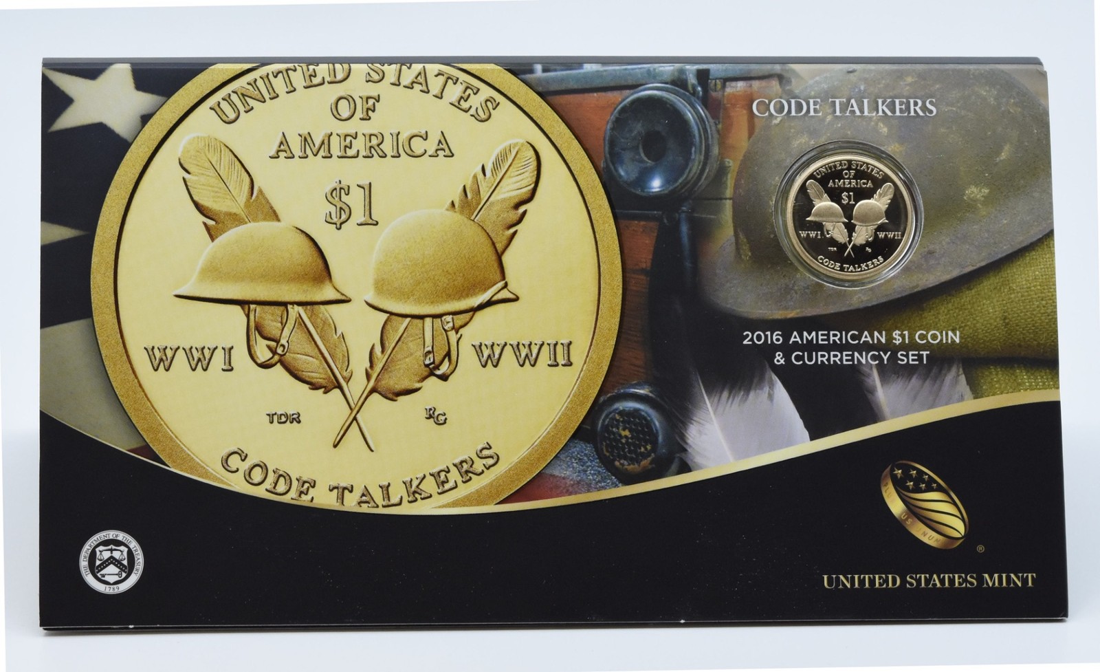 2016 United States Mint American Dollar Coin and Currency Set in OGP