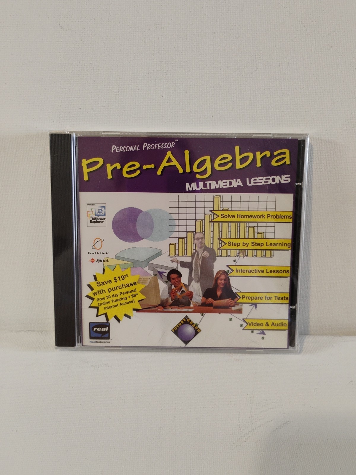 Personal Professor : Algebra Multimedia Lessons (CD-ROM, 1997) BRAND NEW SEALED
