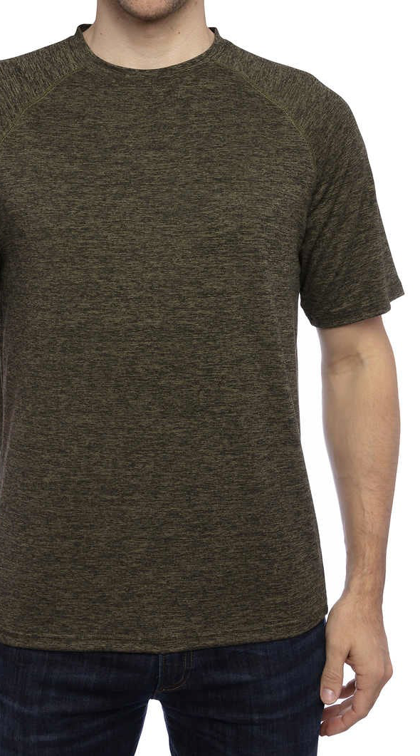Glacier Men SINGLE Everyday T- Shirt Solid Activewear Tee B44