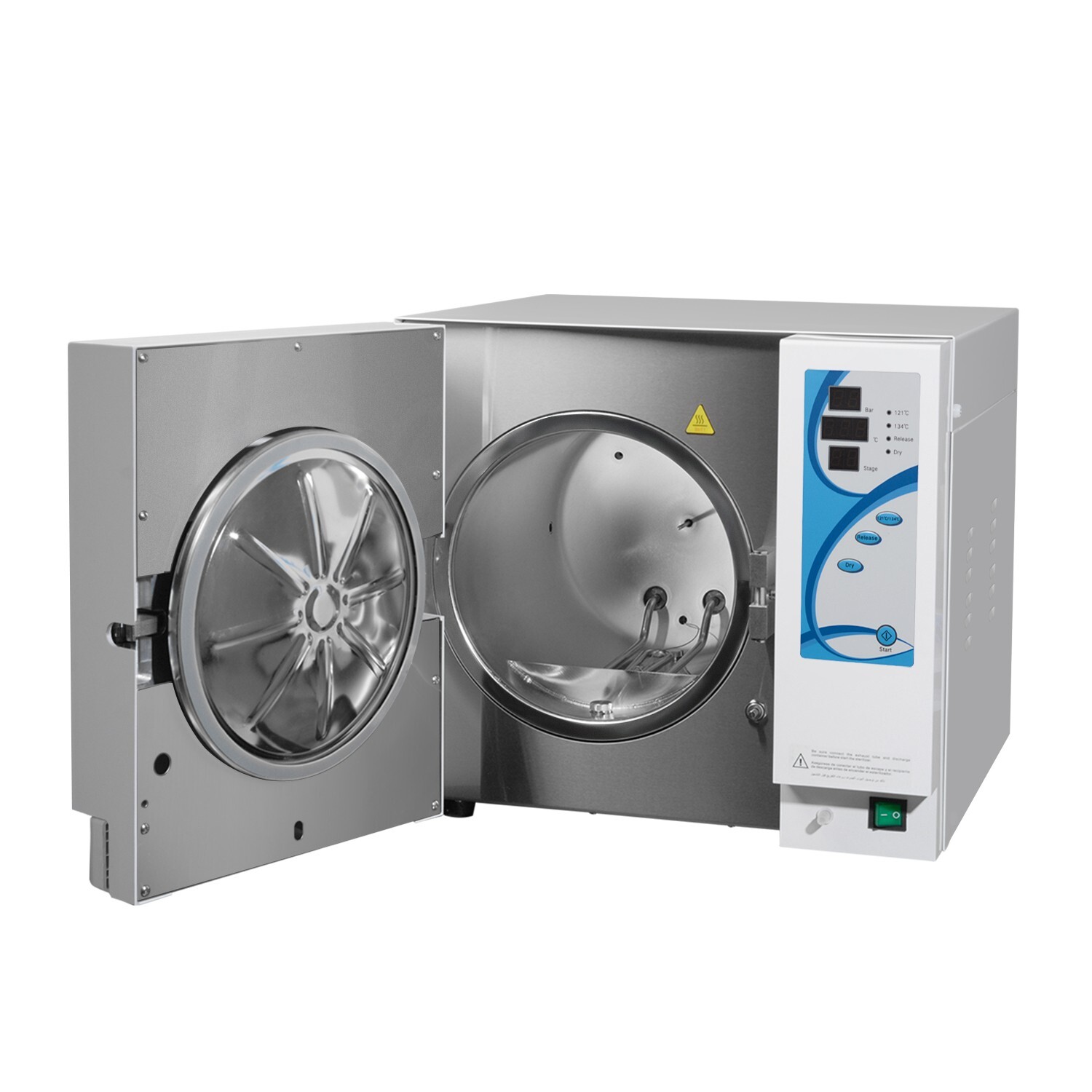 18L Dental Autoclave Steam Sterilizer with Drying Function Disinfection Unit US