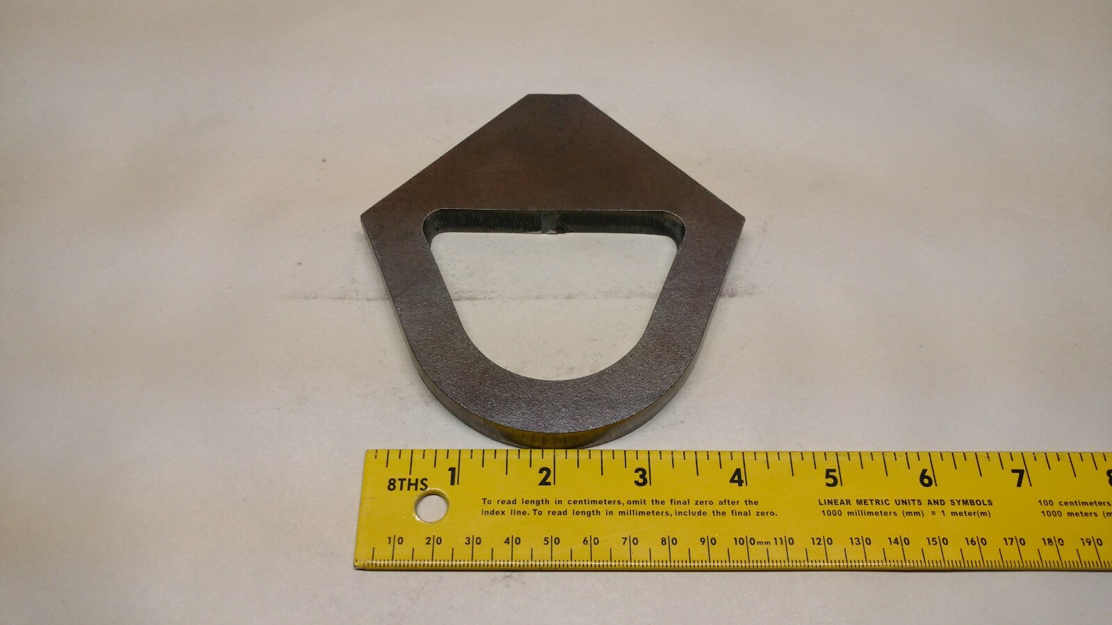 3/8" WELD ON LIFTING EYE - D-RING - SHACKLE MOUNT - TRAILER TIE DOWN - TOW STRAP