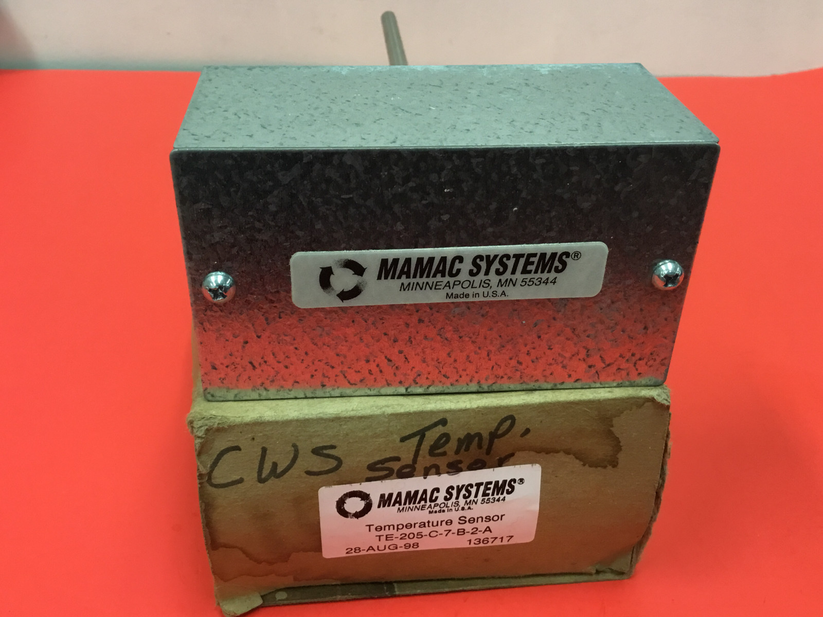 Mamac Systems - P/N: TE-205-C-7-B-2-A - Temperature Sensor - NEW