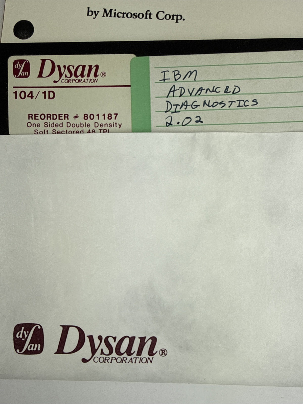 IBM DOS 2.10 Technical Reference Manual Binder Advanced Diagnostics Floppy Disks