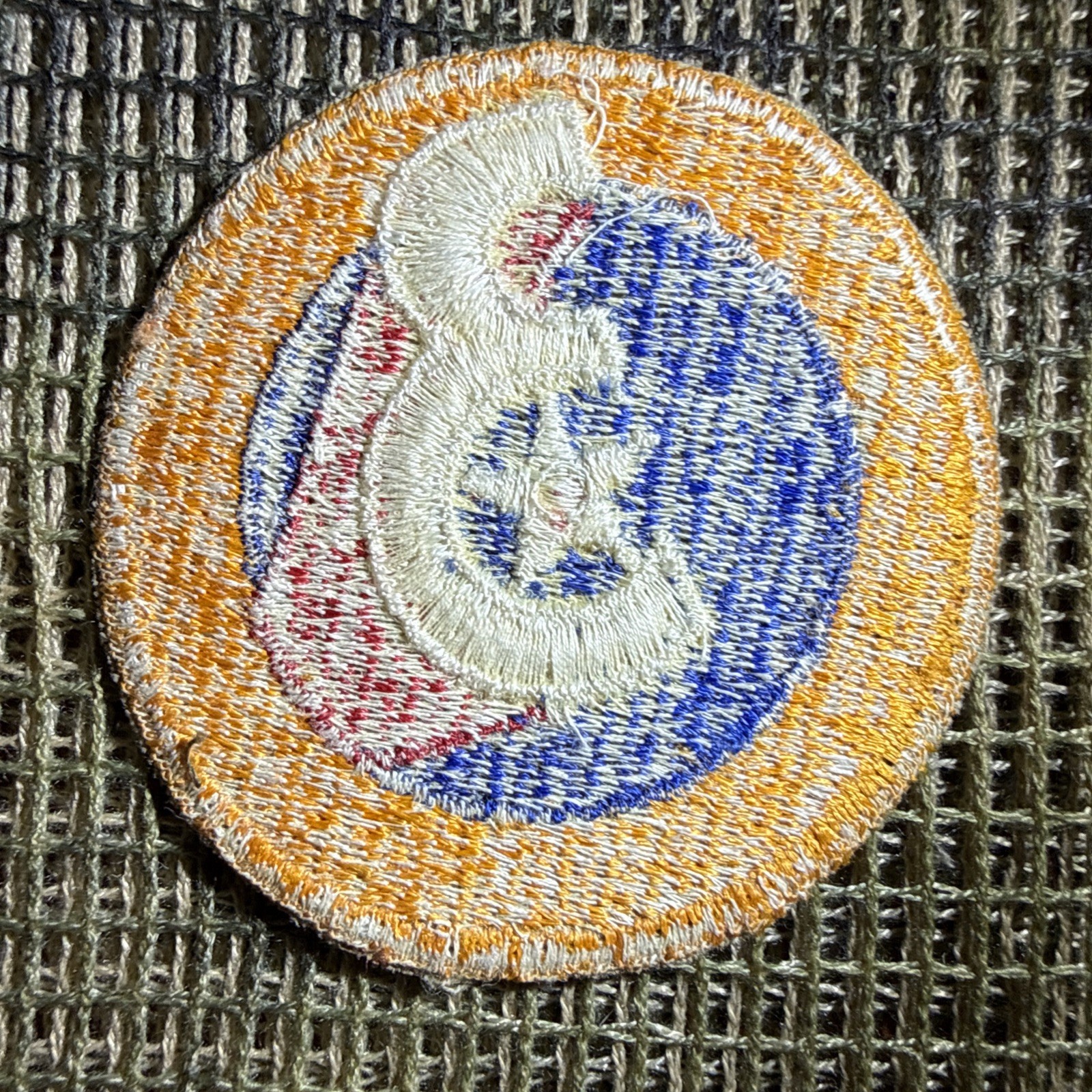 WWII US Army Air Forces 3rd Army Air Force patch cut edge