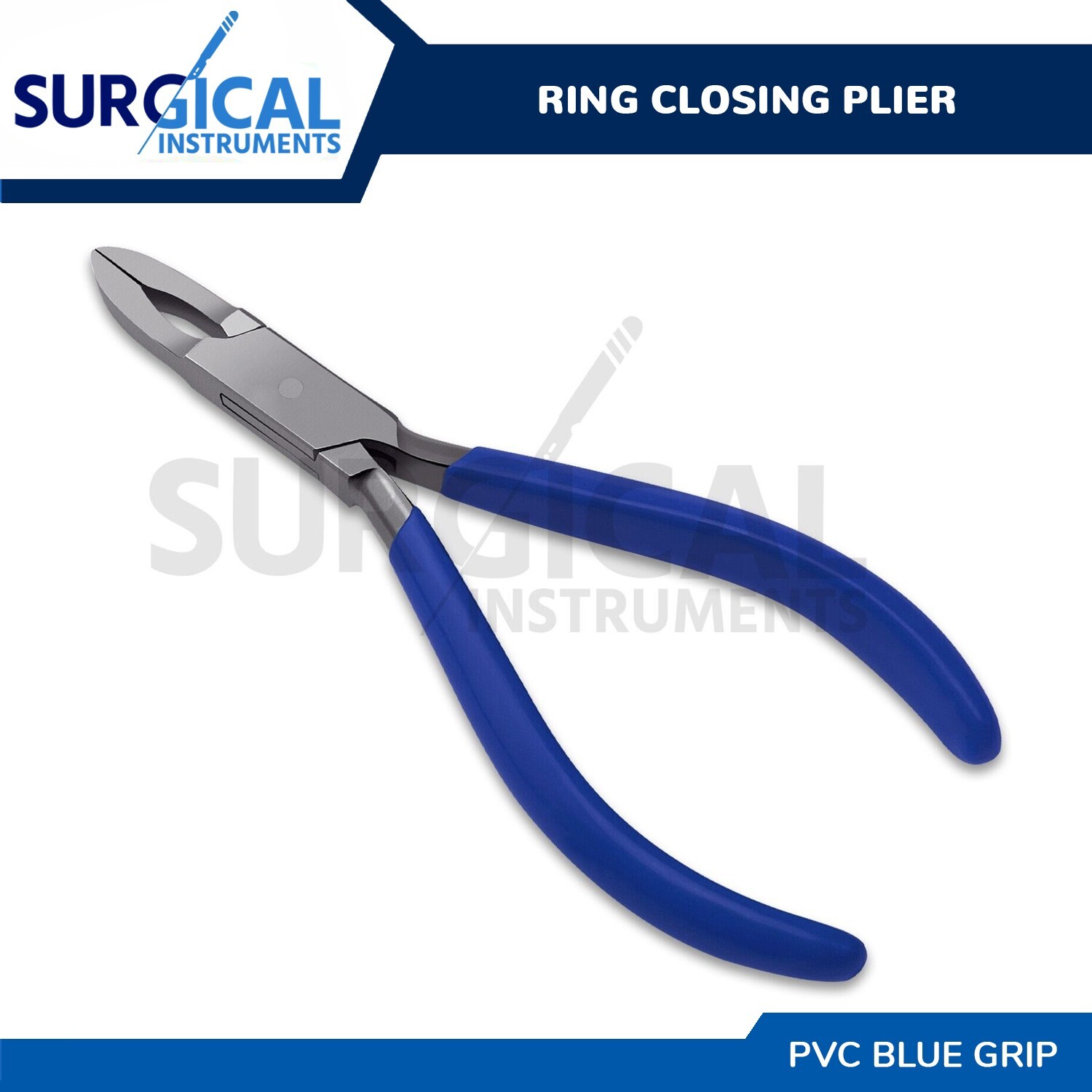 6" Ring Closing Pliers (Blue) Body Piercing Tool Instruments Stainless German Gr