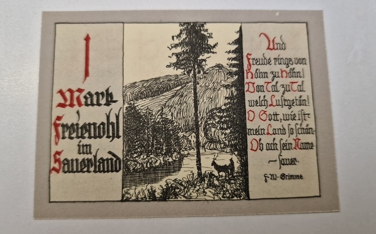 1 Mark  Excellent Condition Old BANKNOTE Germany