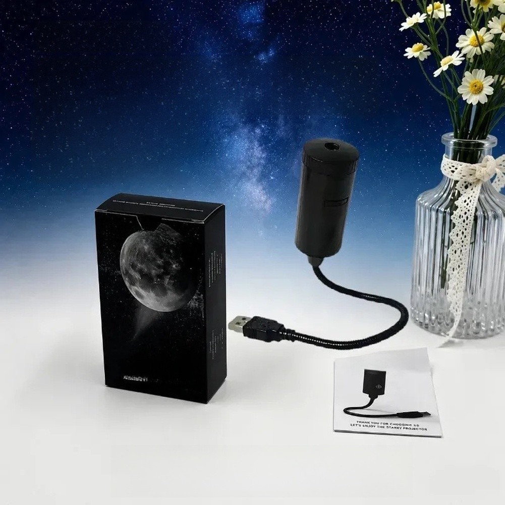 Star Projector with Wide Coverage Projection for Bedrooms and Meditation Areas
