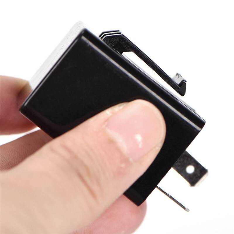 12V 2-Pin Motorcycle Blinker Adjustable LED Flasher Relay Turn Signal Indicator