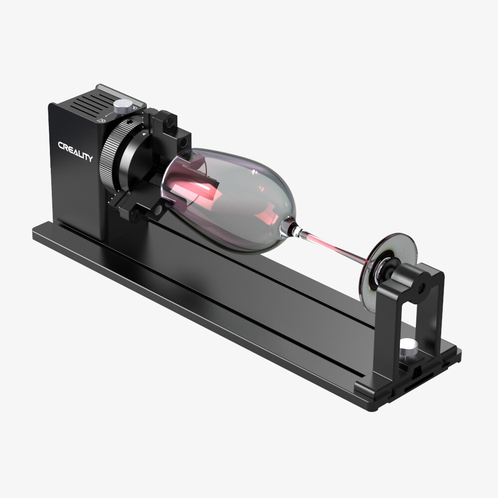 Brand New Creality Laser Rotary Roller Kit Pro for Curved Surface Engraving