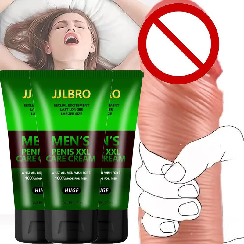 3Pcs Huge Men's XXL Care Cream Erction Cream Enhancement Last Longer Larger Size