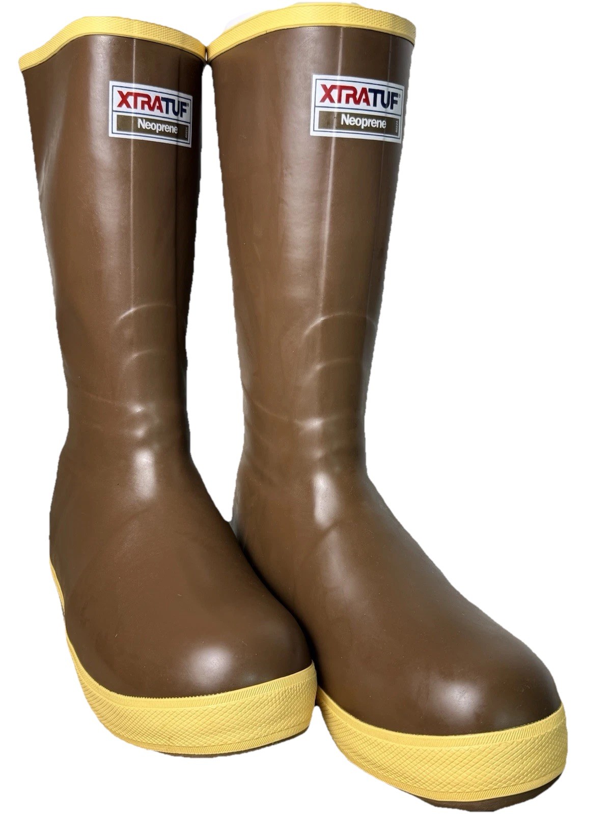 Xtratuf 15" Legacy Boots Mens Brown Plain Toe Waterproof Slip Resistant NIB
