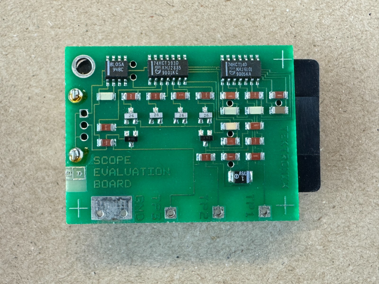 Tektronix Scope Evaluation Kit w/ Circuit Board & paperwork