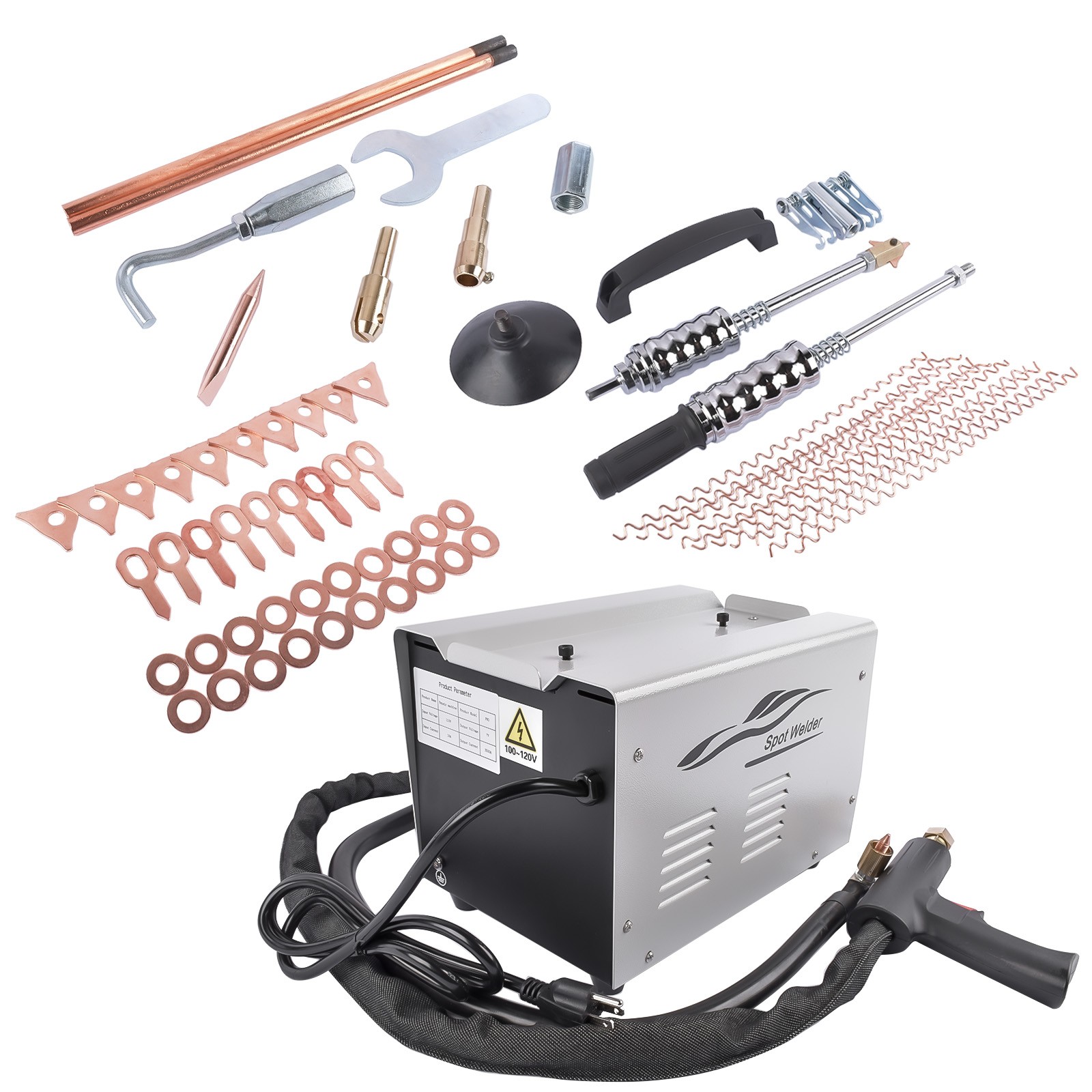 New Spot Welder Dent Puller Machine 7 Modes Car Body Repair Dent Removal Tool