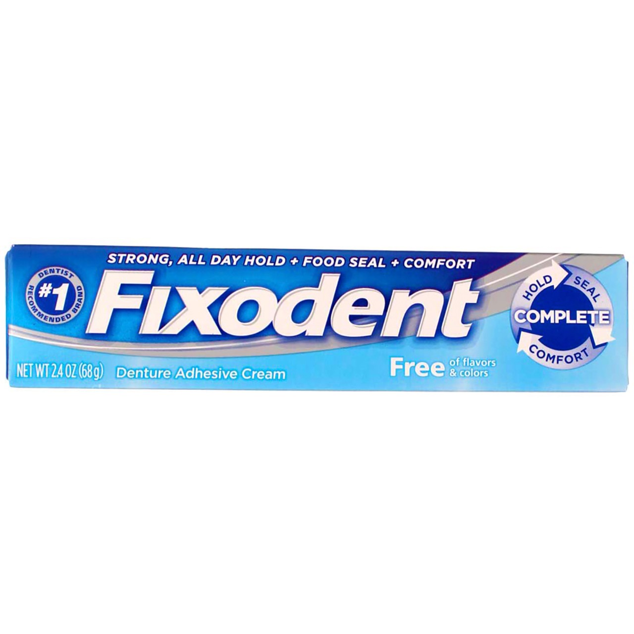 Fixodent Complete Denture Adhesive Cream, Unflavored