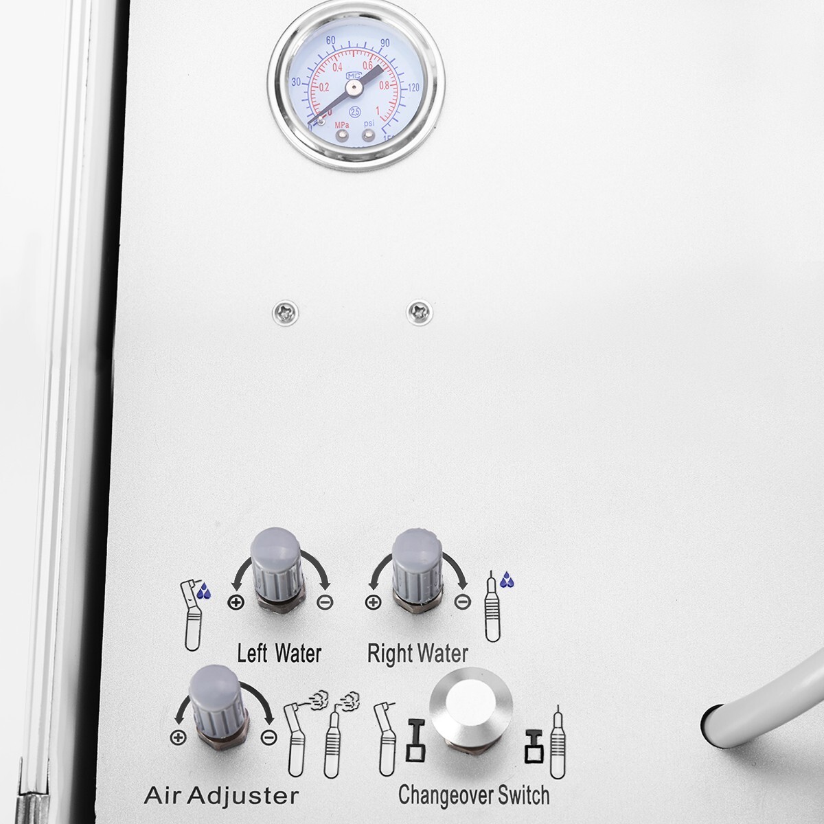Handheld Dental Delivery Unit Enhanced Air Compressor Syringe Suction System