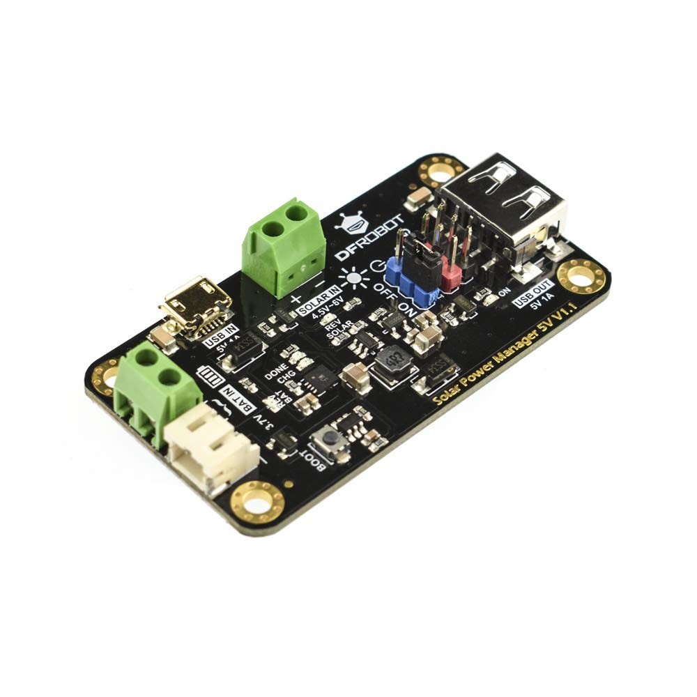 900mA MPPT Solar Charge Controller - 5V Solar Power Manager Module, USB Compatib