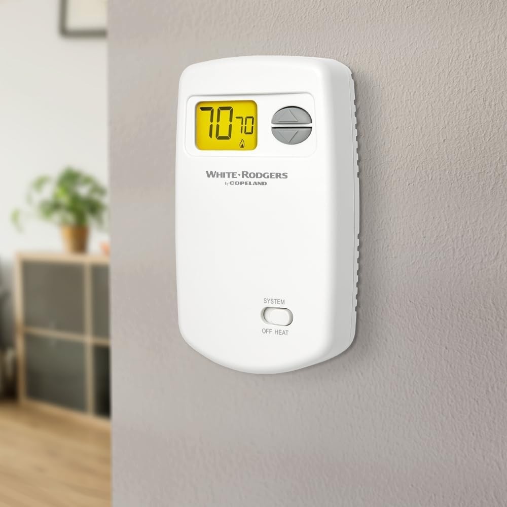 Emerson 1E78-140 Digital Non-Programmable Thermostat for Single-Stage Systems