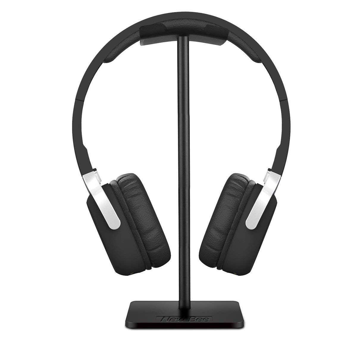 New bee Headphone Stand Headset Holder Earphone with 1 Pack, Black