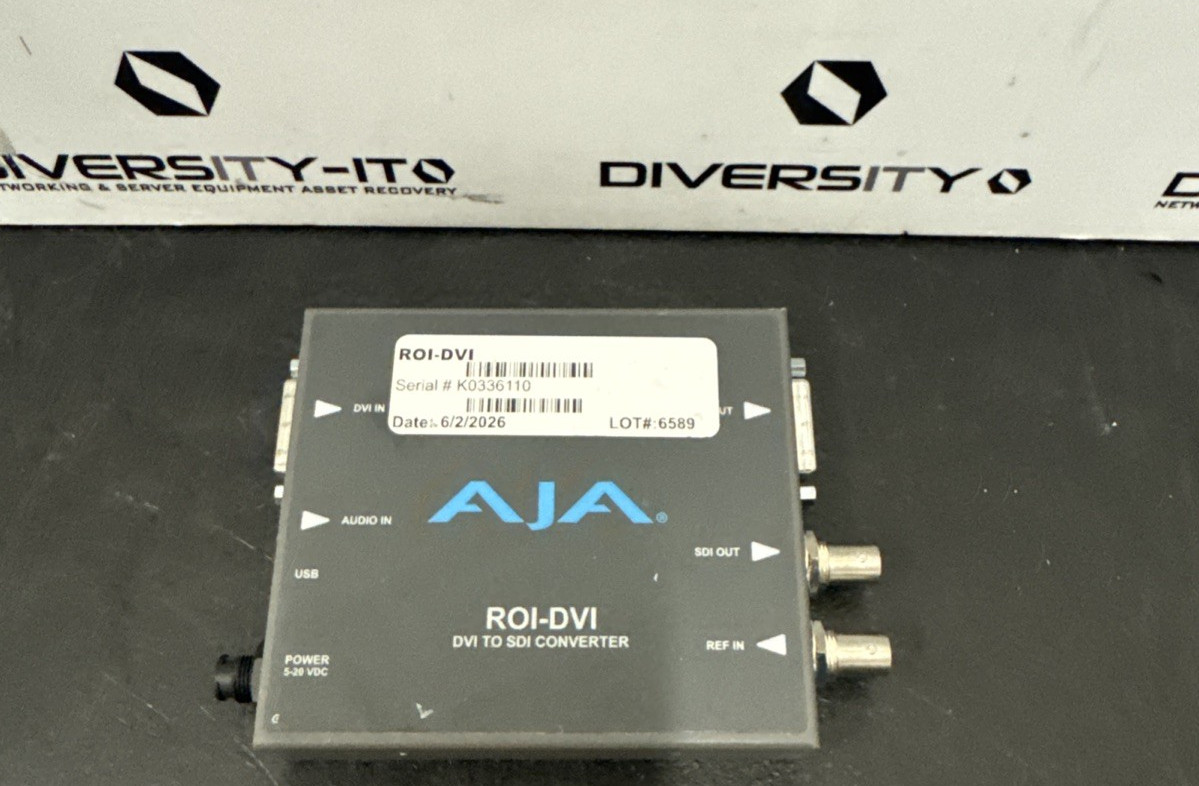 AJA ROI-DVI DVI/HDMI to SDI Converter with ROI Scaling (NO POWER SUPPLY)