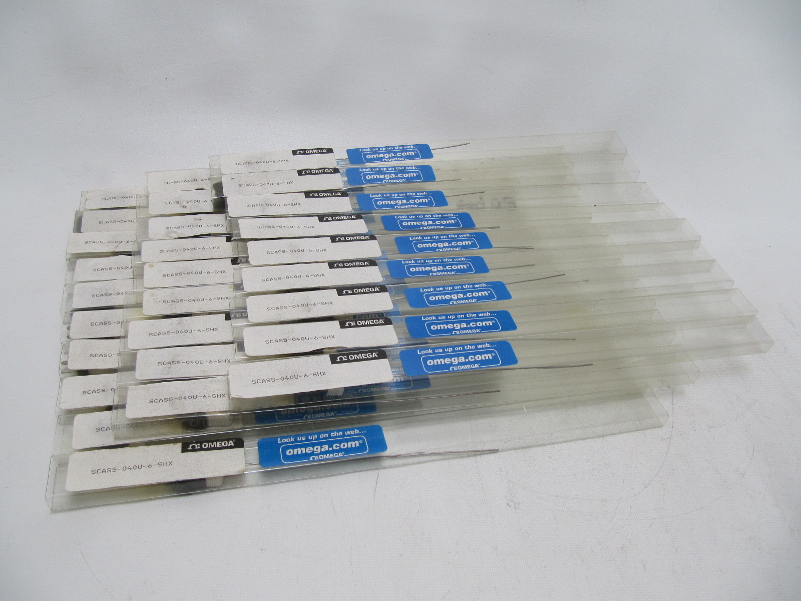 (NEW) Omega High Temp Thermocouple w SHX Ceramic Quick Connect SCASS-040U-6-SHX