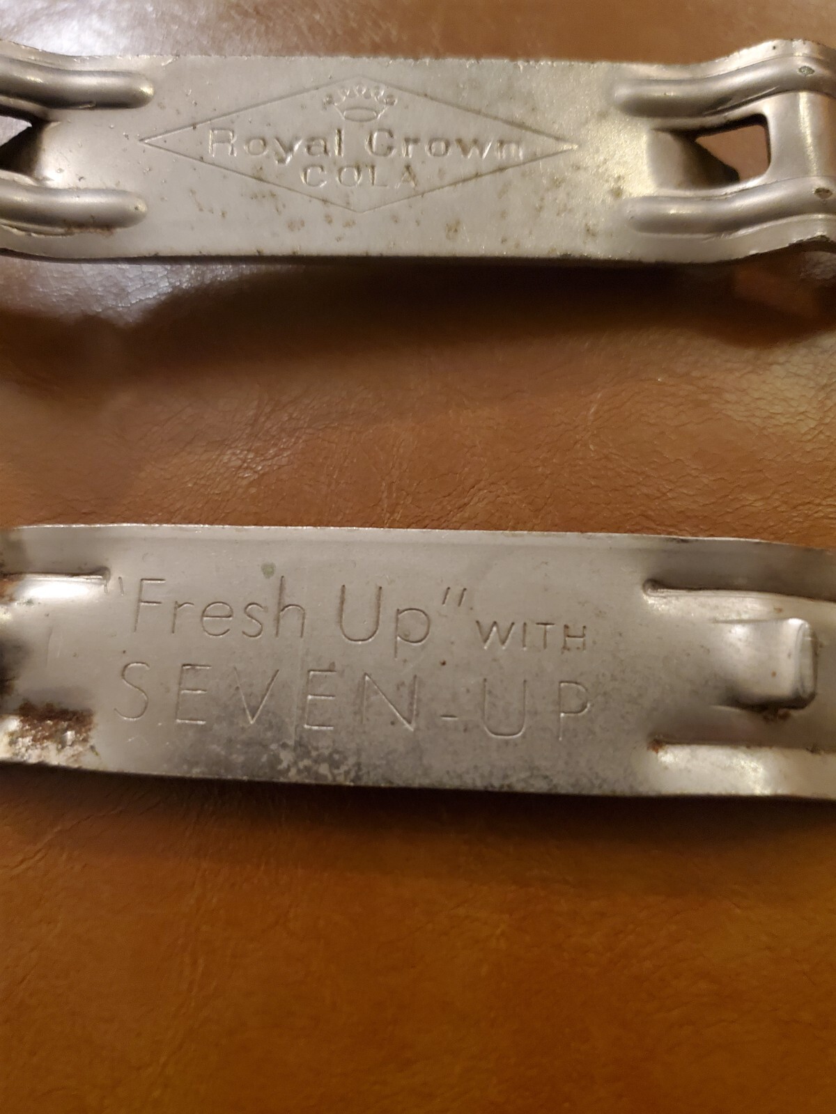 2 Vintage Soft Drink Bottle Openers
