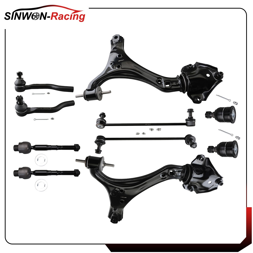For Honda Accord 2013-2017 Front Lower Control Arm Ball Joints Tie Rod Sway Bar