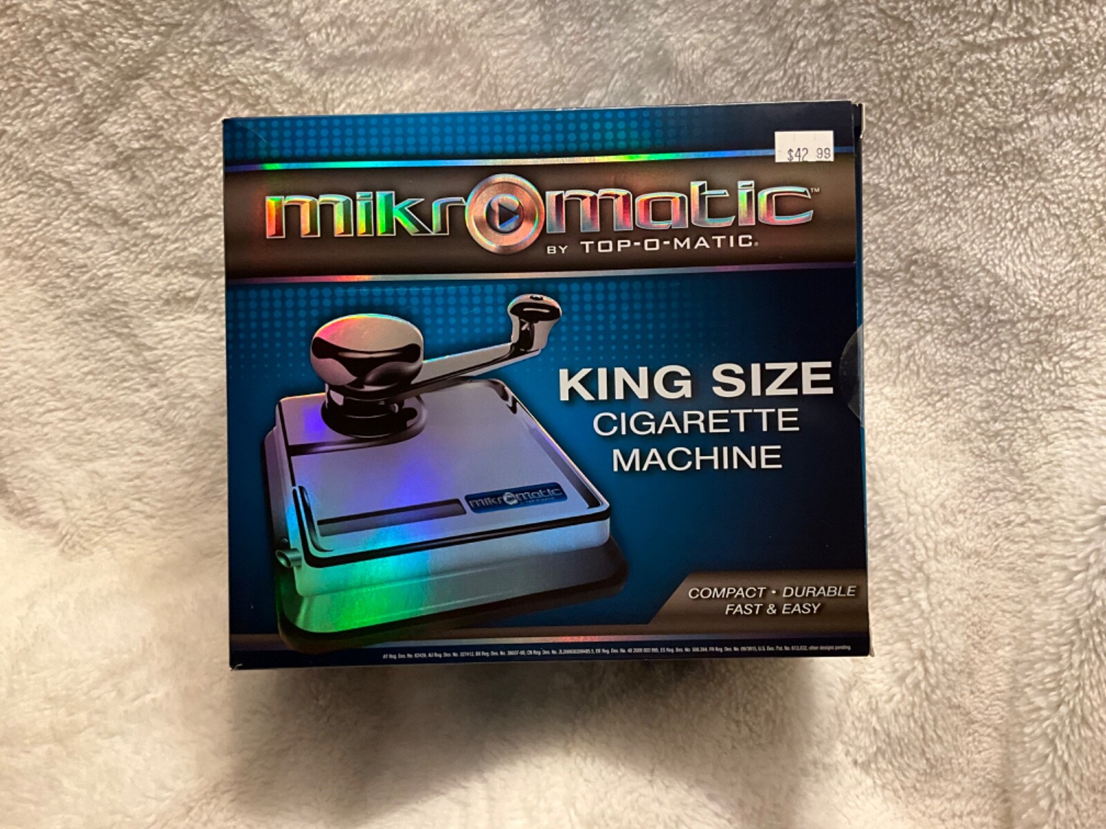 Mikromatic King Size Cigarette Tube Injector Machine by Top-O-Matic