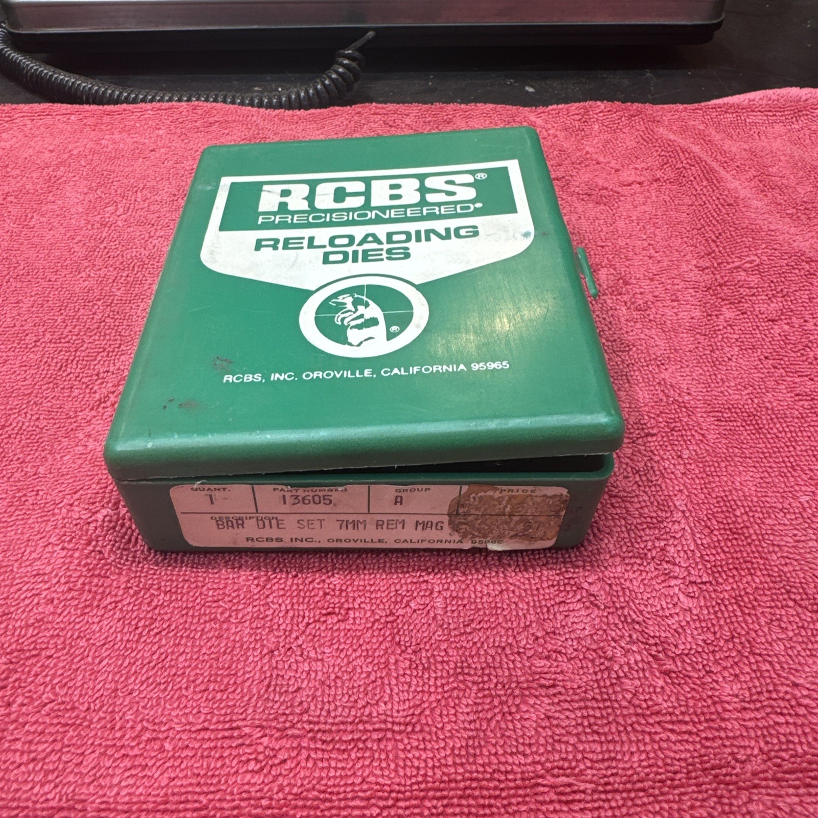 Reloading Die RCBS reloading BAR DIE SET  7mm REMINGTON MAG  P/N 13605