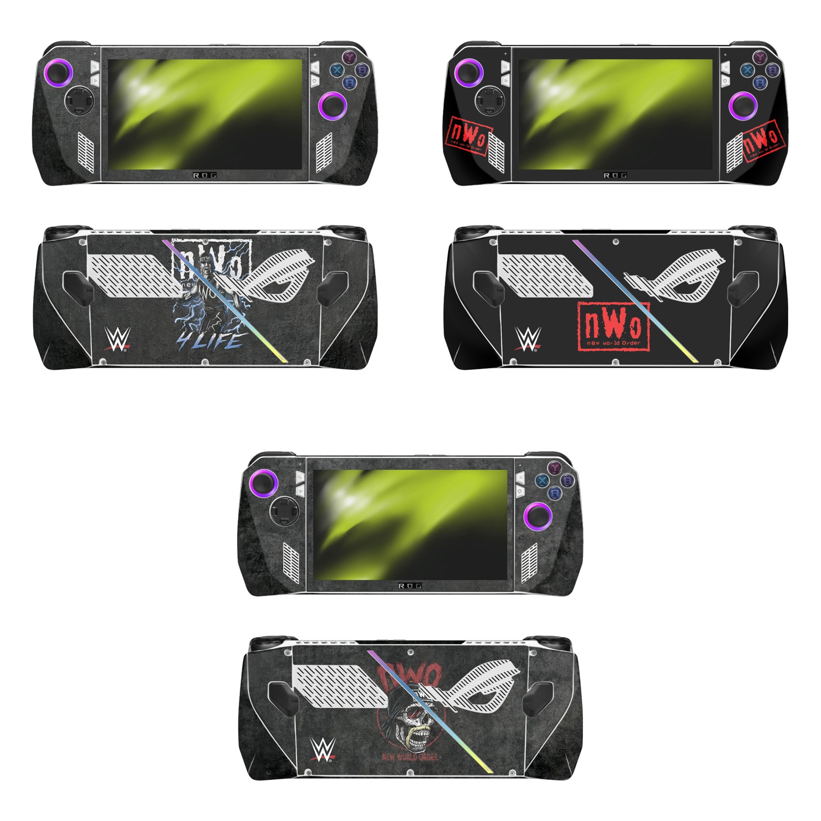 OFFICIAL WWE NWO VINYL STICKER SKIN DECAL COVER FOR ASUS ROG ALLY