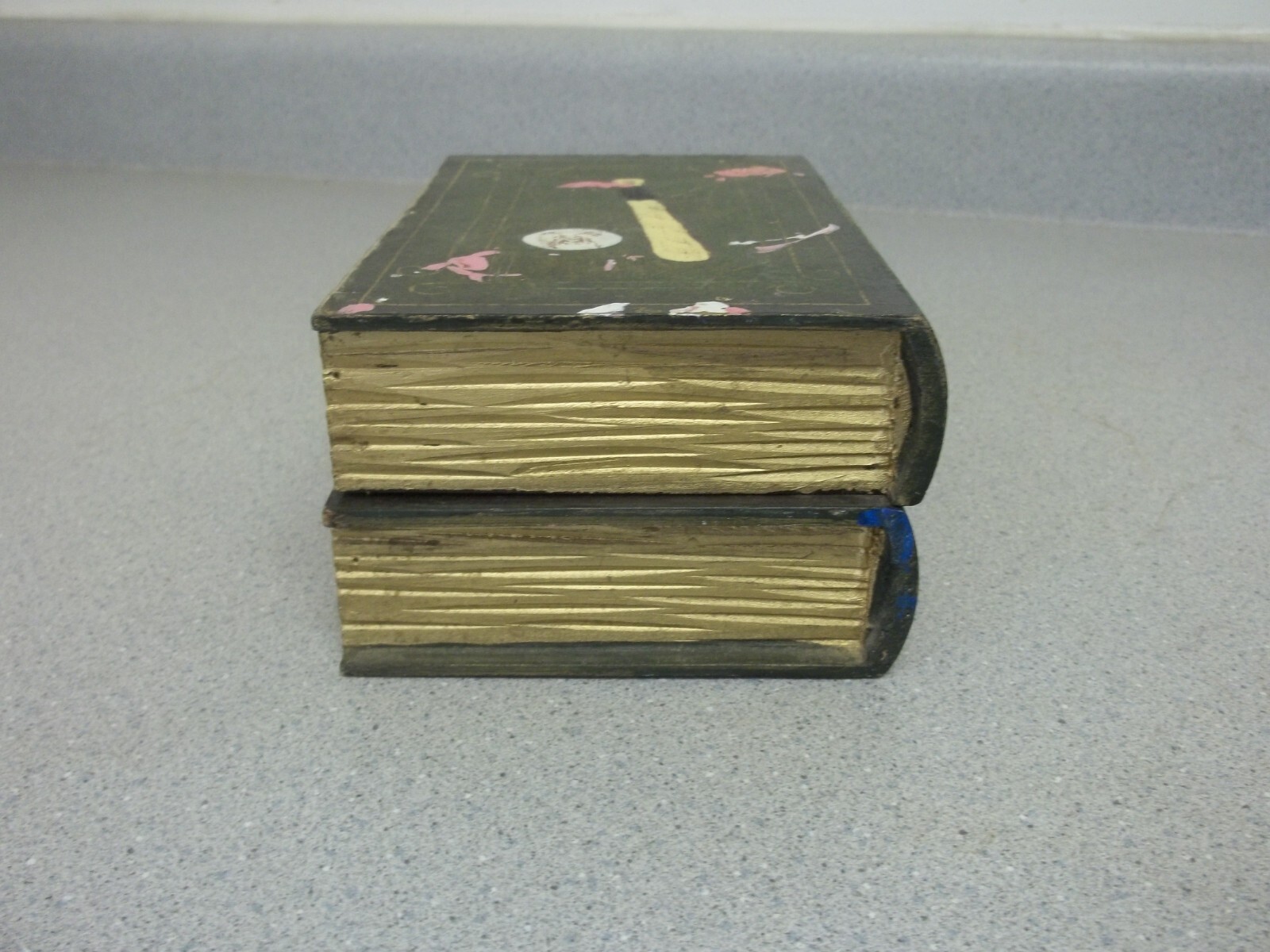 Book safes storage boxes Book Stack Dictionary and Baseball themed hideaway