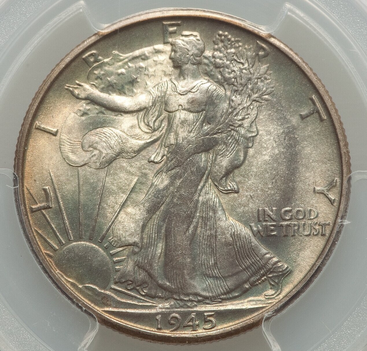 1946-S LIBERTY WALKING HALF DOLLAR PCGS MS66